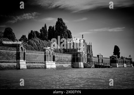 Venice’s cemetery island of San Michele Stock Photo