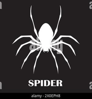 spider icon vector illustration symbol design Stock Vector