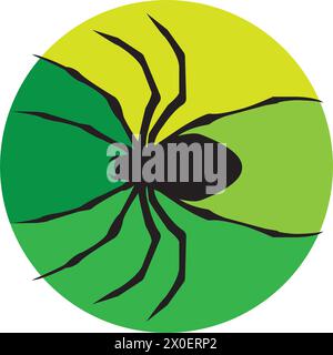 spider icon vector illustration symbol design Stock Vector