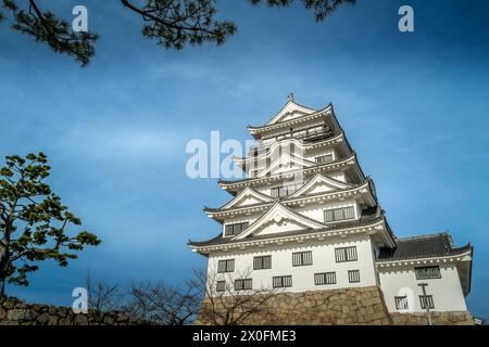 Fukuyama Castle in Hiroshima Perfecture, Japan Stock Photo