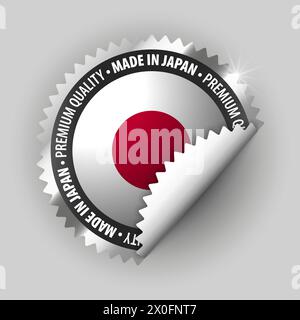 Made in Japan graphic and label. Element of impact for the use you want to make of it. Stock Vector