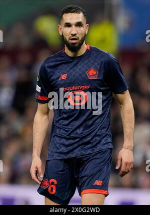 Nabil BENTALEB of Lille during the UEFA Europa League, KO play-offs ...