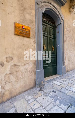 Valletta, Malta, April 03, 2024.  exterior view of the seat of the honorary consulate of the Slovak republic in the city center Stock Photo