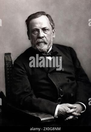 Louis Pasteur, portrait by Nadar Stock Photo