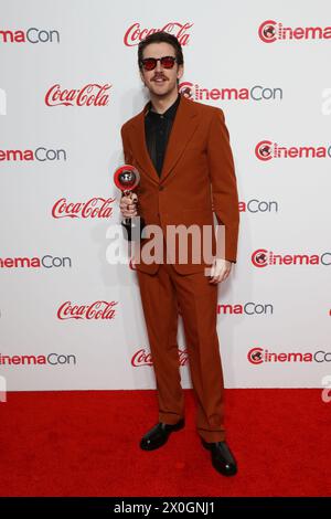 Las Vegas, United States. 11th Apr, 2024. Dan Stevens, recipient of the Award of Excellence in Acting, arrives for the CinemaCon 2024 Big Screen Achievement Awards at Caesars Palace, Las Vegas, Nevada on Thursday, April 11, 2024. Photo by James Atoa/UPI Credit: UPI/Alamy Live News Stock Photo