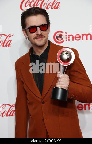 Las Vegas, United States. 11th Apr, 2024. Dan Stevens, recipient of the Award of Excellence in Acting, arrives for the CinemaCon 2024 Big Screen Achievement Awards at Caesars Palace, Las Vegas, Nevada on Thursday, April 11, 2024. Photo by James Atoa/UPI Credit: UPI/Alamy Live News Stock Photo