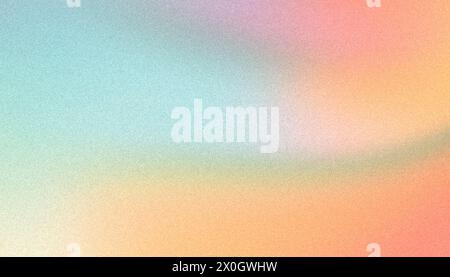 Creamy green soft background, rough texture, grainy noise. Stock Photo