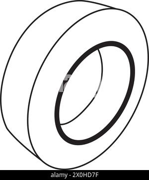duct tape icon vector illustration symbol design Stock Vector
