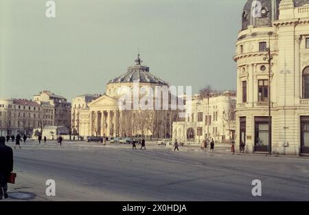 Historical view of the Athenaeum in the post-war period. [automated translation] Stock Photo