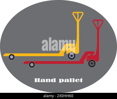 Hand pallet icon vector design illustration Stock Vector