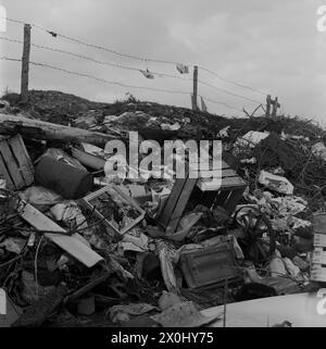 A landfill in Upper Bavaria. Stock Photo