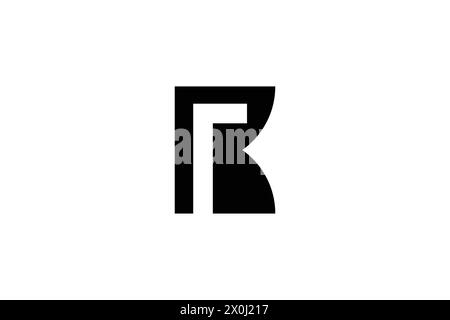 Professional Letter K R Logo Design Template Stock Vector