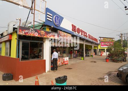 Hotel Nabanna. A restaurant at Singur of the Rikta Hotel & Restaurant Pvt. Ltd. National Highway 16, Hooghly, West Bengal, India. Stock Photo