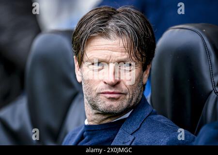 Doetinchem, Nederland. 12th Apr, 2024. DOETINCHEM, 12-04-2024, Stadium De Vijverberg, football, Dutch Eredivisie, season 2023/2024, Match between De Graafschap and Telstar. De Graafschap trainer Jan Vreman Credit: Pro Shots/Alamy Live News Stock Photo