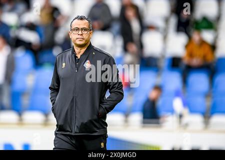 Doetinchem, Nederland. 12th Apr, 2024. DOETINCHEM, 12-04-2024, Stadium De Vijverberg, football, Dutch Eredivisie, season 2023/2024, Match between De Graafschap and Telstar. Telstar trainer Ulrich Landvreugd Credit: Pro Shots/Alamy Live News Stock Photo