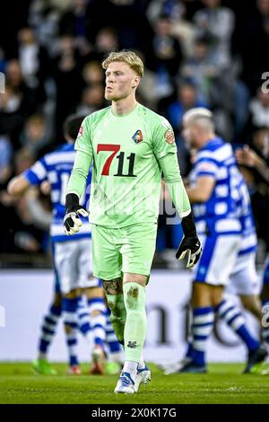 Doetinchem, Nederland. 12th Apr, 2024. DOETINCHEM, 12-04-2024, Stadium De Vijverberg, football, Dutch Eredivisie, season 2023/2024, Match between De Graafschap and Telstar. Telstar goalkeeper Joey Houweling Credit: Pro Shots/Alamy Live News Stock Photo