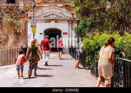 Landport Gate. View from outside the walled enclosure. This gate ...