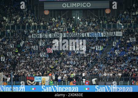 Roma, Italia. 12th Apr, 2024. during the Serie A Tim soccer match between Lazio and Salernitana at the Rome's Olympic stadium, Italy - Saturday April 12, 2024 - Sport Soccer ( Photo by Alfredo Falcone/LaPresse ) Credit: LaPresse/Alamy Live News Stock Photo