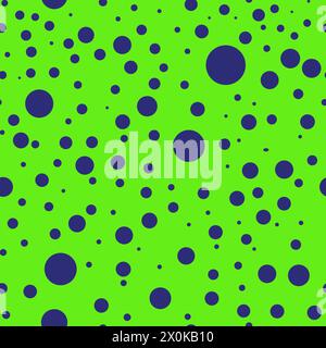 Green neon seamless pattern, wallpaper Stock Vector