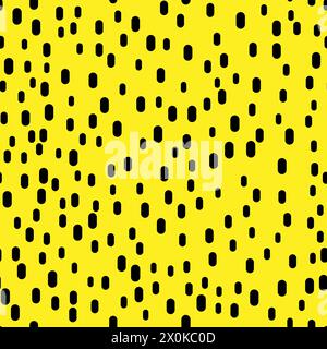 Small dot pattern in yellow. Stock Vector