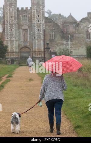 England, West Sussex, Midhurst, Ruins of Cowdray House Stock Photo