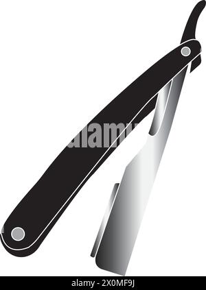 beard mustache penknife icon vector illustration simple design Stock Vector