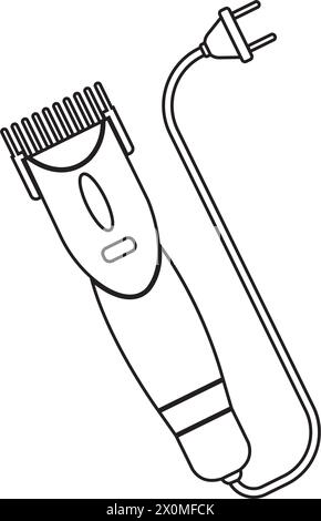 electric clippers vector icon illustration template design Stock Vector