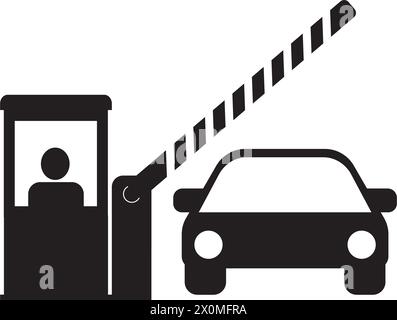 toll gate icon illustration design Stock Vector Image & Art - Alamy
