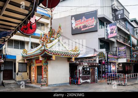 Bars and clubs in Soi Diamond off Walking Street, Pattaya, Thailand. Stock Photo