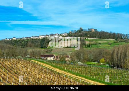 Sancerre labelled Les Plus Beaux Villages de France. View of the ...