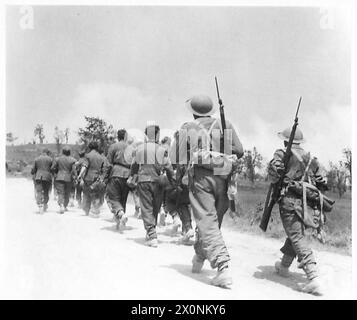 British troops escort prisoners from the E.A.M. building in Greece ...
