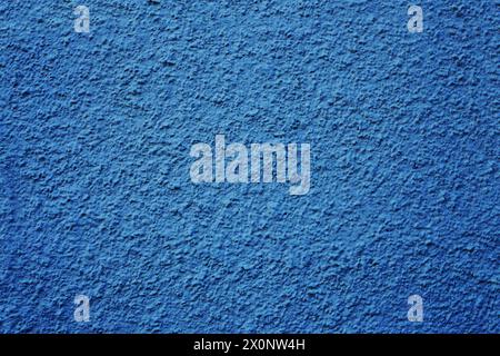 Grunge cement wall color blue. Aged cement wall texture. Stock Photo
