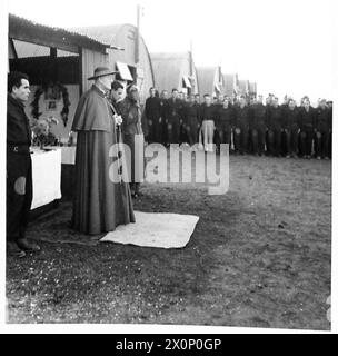 Cardinal Hinsley visits an Italian prisoners of war camp where ...