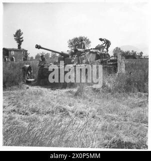 Eighth Army : Various - A Knocked-out German Anti-tank Gun Outside San 