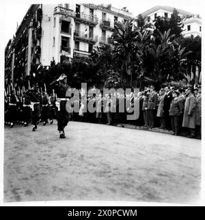 NORTH AFRICA : ARMISTICE DAY IN ALGIERS - General de Gaulle lights the ...