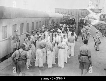 Italian prisoners of war were held in captivity by the British Army ...