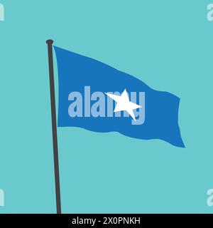 Somali flag icon vector illustration symbol design Stock Vector