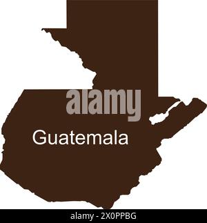 Map of guatemala vector illustration symbol design Stock Vector