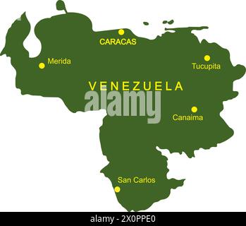 Venezuela map icon vector illustration symbol design Stock Vector Image ...