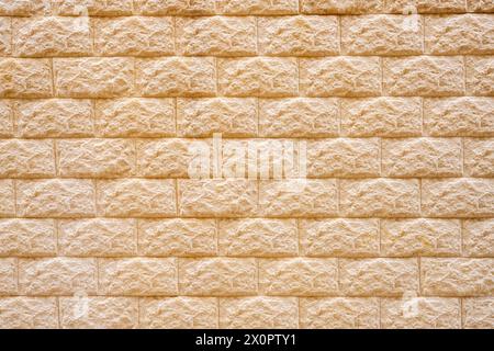Background from a beige old brick wall Stock Photo