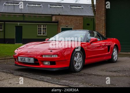 1991 Honda NSX, on display at the Motorsport assembly held at the Bicester Heritage Centre on the 31st March 2024. Stock Photo