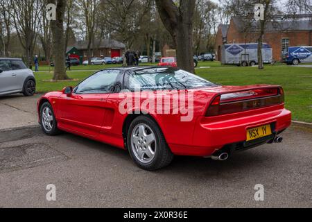 1991 Honda NSX, on display at the Motorsport assembly held at the Bicester Heritage Centre on the 31st March 2024. Stock Photo