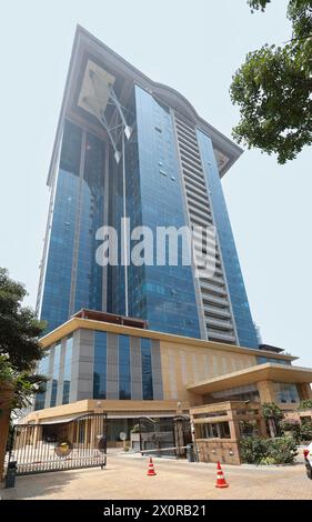 Luxury apartments in Prestige Kingfisher Towers, Ashok Nagar, Bangalore, Bengaluru, Karnataka, India Stock Photo