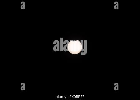 2024-04-08 - Total Solar Eclipse in Lancaster, Ontario, Canada Stock Photo