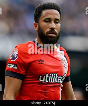 Manchester, UK. 13th Apr, 2024. Andros Townsend of Luton Town during the Premier League match at the Etihad Stadium, Manchester. Picture credit should read: Andrew Yates/Sportimage Credit: Sportimage Ltd/Alamy Live News Stock Photo