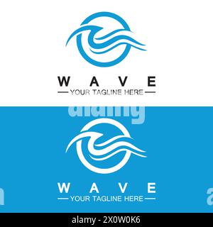 Wave symbol vector illustration design Stock Vector