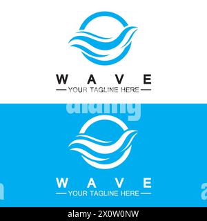 Wave symbol vector illustration design Stock Vector