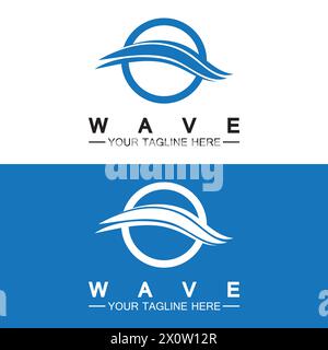 Wave symbol vector illustration design Stock Vector