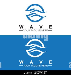 Wave symbol vector illustration design Stock Vector