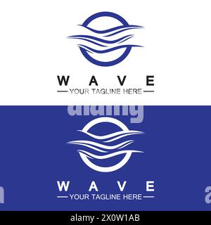 Wave symbol vector illustration design Stock Vector